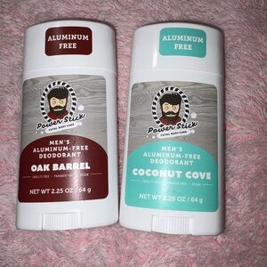 Men's Aluminum-Free Deodorant - Oak Barrel and Coconut Cove